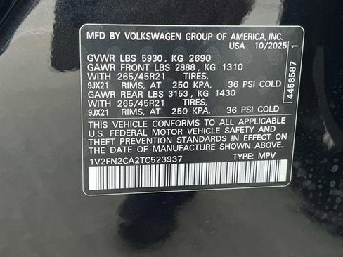 New 2026 Volkswagen Atlas SEL Premium R-Line AWD/4WD image 28