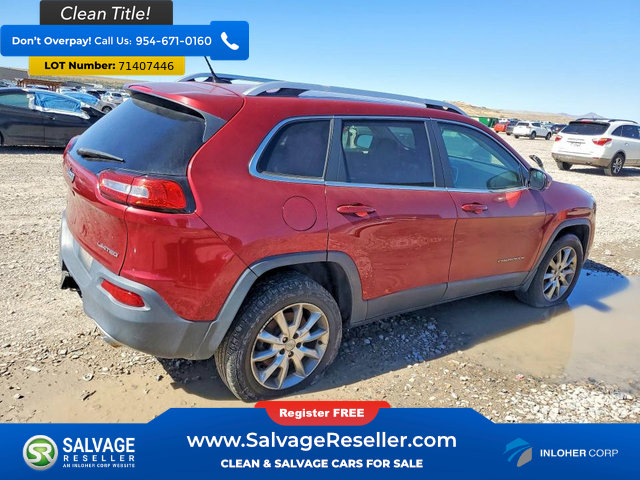 Used 2014 Jeep Cherokee Limited w/ Trailer Tow Group AWD/4WD image 4