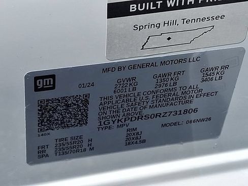 Certified 2024 Cadillac XT6 Premium Luxury w/ LPO, Floor Liner Package AWD/4WD image 25
