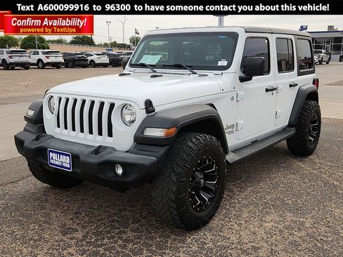 Used 2020 Jeep Wrangler Unlimited Sport S AWD/4WD image 1