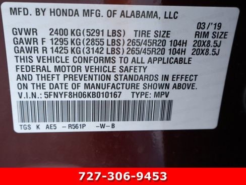 Used 2019 Honda Passport Elite image 28