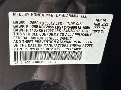 Used 2016 Honda Pilot EX-L image 37