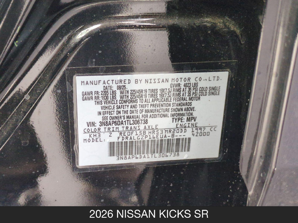 Certified 2026 Nissan Kicks SR FWD image 24