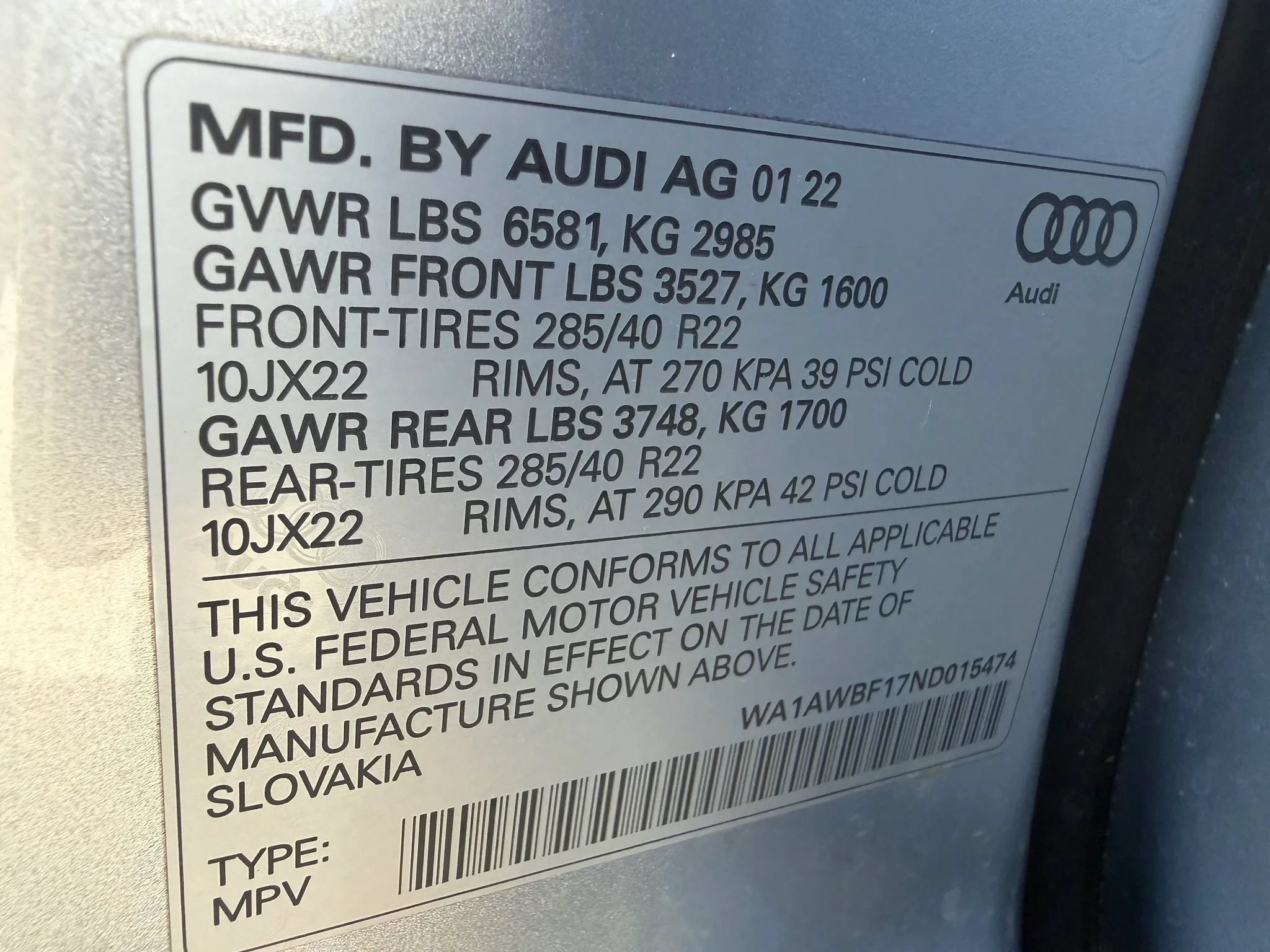Used 2022 Audi SQ8 Premium Plus w/ Executive Package AWD/4WD image 35