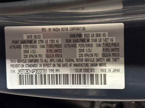 Certified 2023 MAZDA CX-9 Carbon Edition image 28