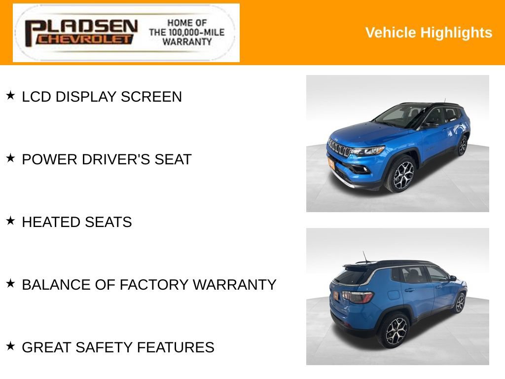 Used 2025 Jeep Compass Limited AWD/4WD image 13
