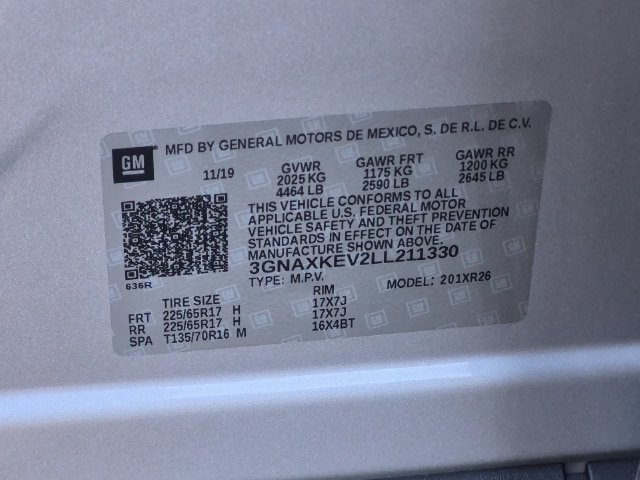 Used 2020 Chevrolet Equinox LT FWD image 13