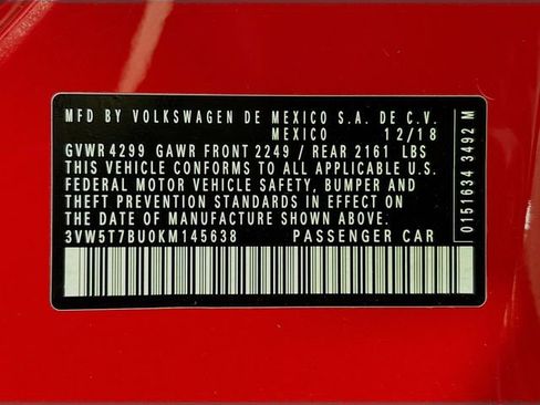 Used 2019 Volkswagen Jetta GLI Autobahn image 33