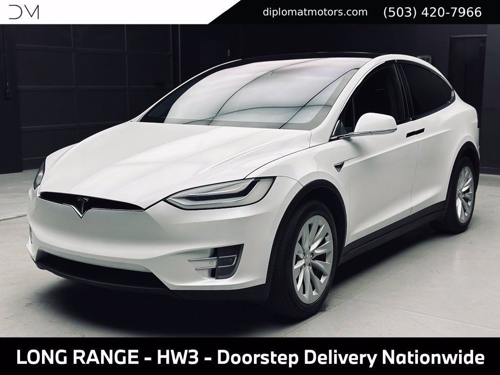 Used 2020 Tesla Model X Long Range AWD/4WD image 1