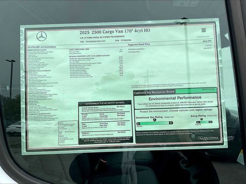 New 2025 Mercedes-Benz Sprinter 2500 image 17