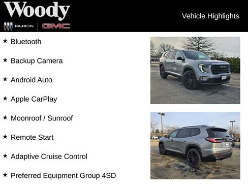 New 2026 GMC Acadia Elevation w/ Black Edition image 3