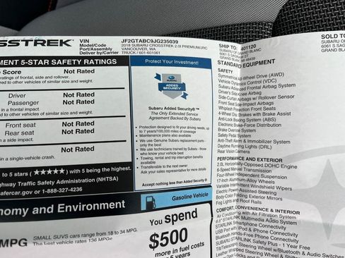 Used 2018 Subaru Crosstrek 2.0i Premium AWD/4WD image 24