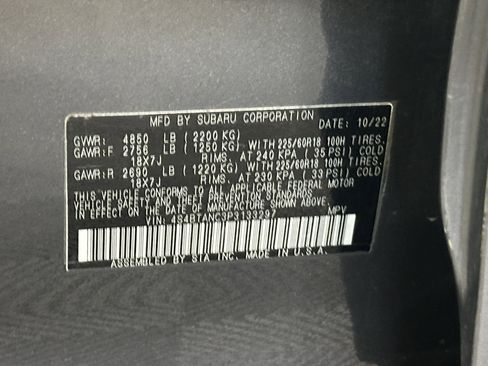 Used 2023 Subaru Outback Limited image 40