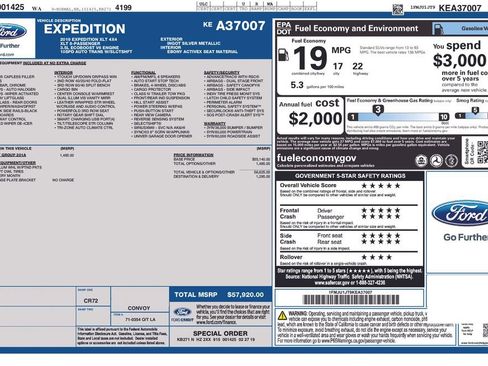 Used 2019 Ford Expedition XLT w/ Equipment Group 201A image 1