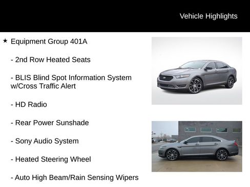 Used 2014 Ford Taurus SHO w/ Equipment Group 401A image 6