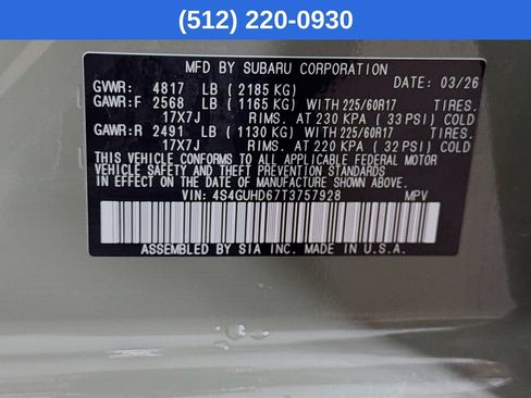 Certified 2026 Subaru Crosstrek 2.5i Premium AWD/4WD image 41