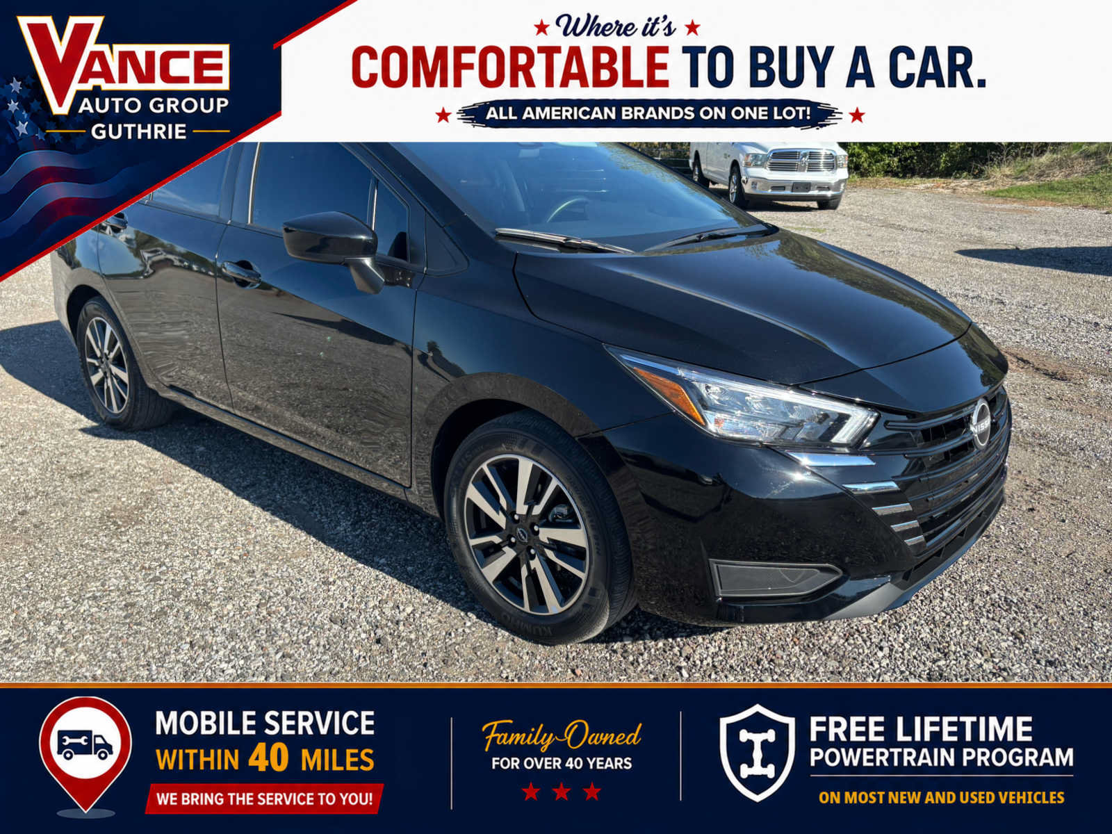 Used 2025 Nissan Versa SV FWD image 1
