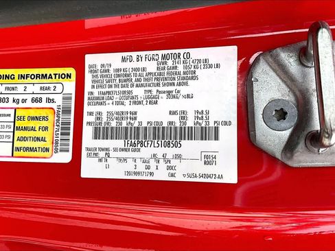 Used 2020 Ford Mustang GT Premium w/ Equipment Group 401A image 33