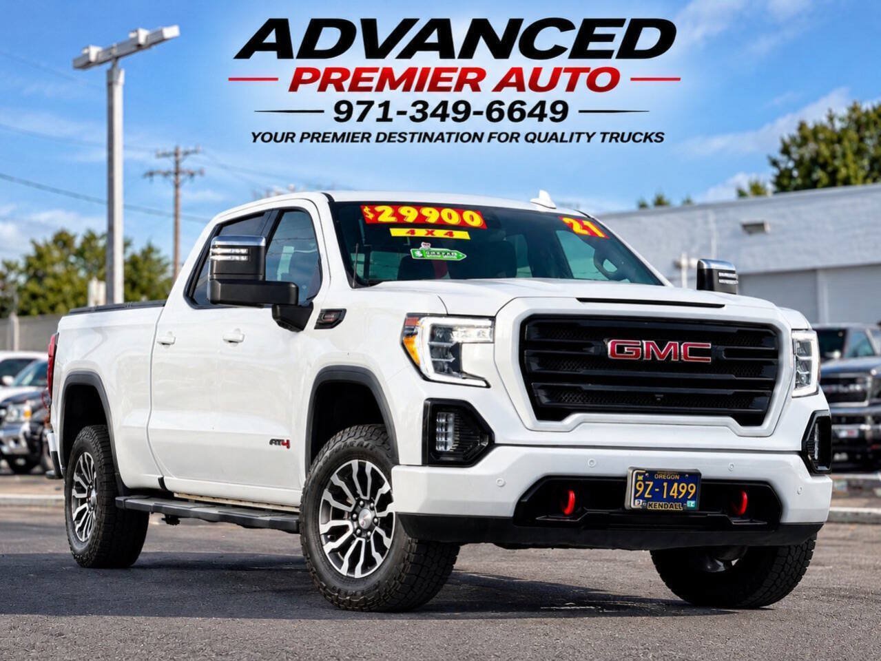 Used 2021 GMC Sierra 1500 AT4 w/ Technology Package AWD/4WD image 1