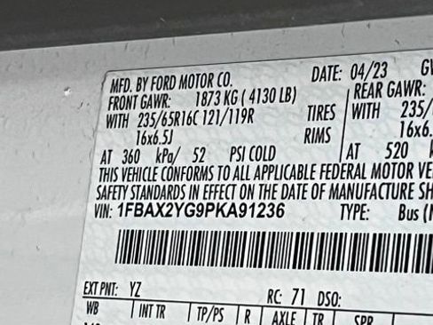 Used 2023 Ford Transit 350 XLT image 31