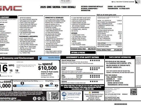 Used 2025 GMC Sierra 1500 Denali w/ Denali Carbonpro Edition image 5