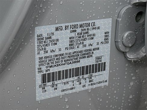 New 2026 Ford Explorer ST-Line w/ ST-Line Street Pack image 33