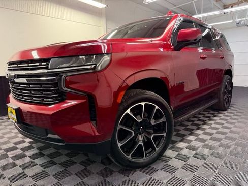 Used 2021 Chevrolet Tahoe RST w/ Rear Media and Nav Package AWD/4WD image 3