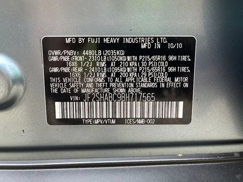 Used 2011 Subaru Forester 2.5X AWD/4WD image 7