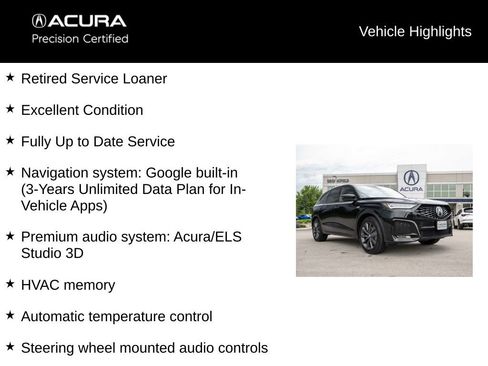 Certified 2026 Acura MDX A-Spec AWD/4WD image 5
