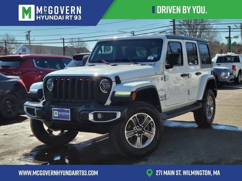 Used 2021 Jeep Wrangler Unlimited Sahara w/ Dual Top Group AWD/4WD image 1
