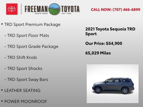 Used 2021 Toyota Sequoia TRD Sport w/ TRD Sport Premium Package AWD/4WD image 9