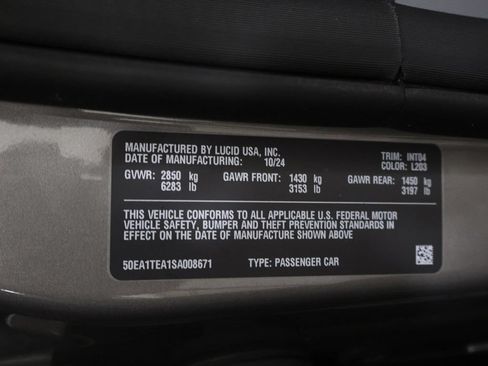 Used 2025 Lucid Air Touring AWD/4WD image 64