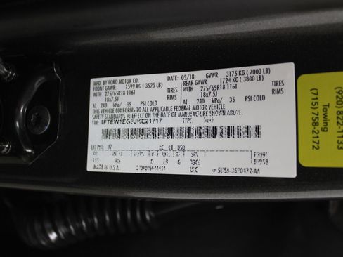 Used 2018 Ford F150 Lariat w/ Equipment Group 502A Luxury image 48