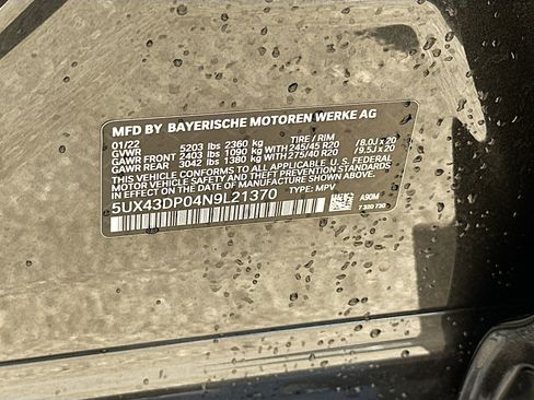 Certified 2022 BMW X3 sDrive30i w/ M Sport Package 2 image 38