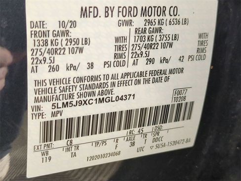 Used 2021 Lincoln Aviator Black Label image 34