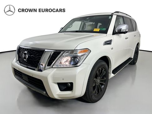 Used 2019 Nissan Armada Platinum w/ Captain's Chairs Package AWD/4WD image 1