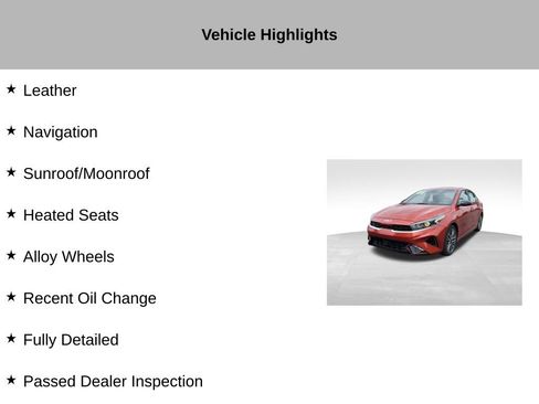 Certified 2024 Kia Forte GT-Line w/ GT-Line Premium Package FWD image 10
