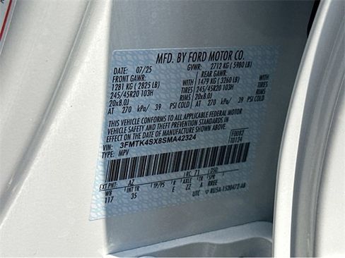 New 2025 Ford Mustang Mach-E GT w/ Interior Protection Package image 44