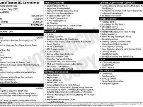 Certified 2025 Hyundai Tucson SEL image 5