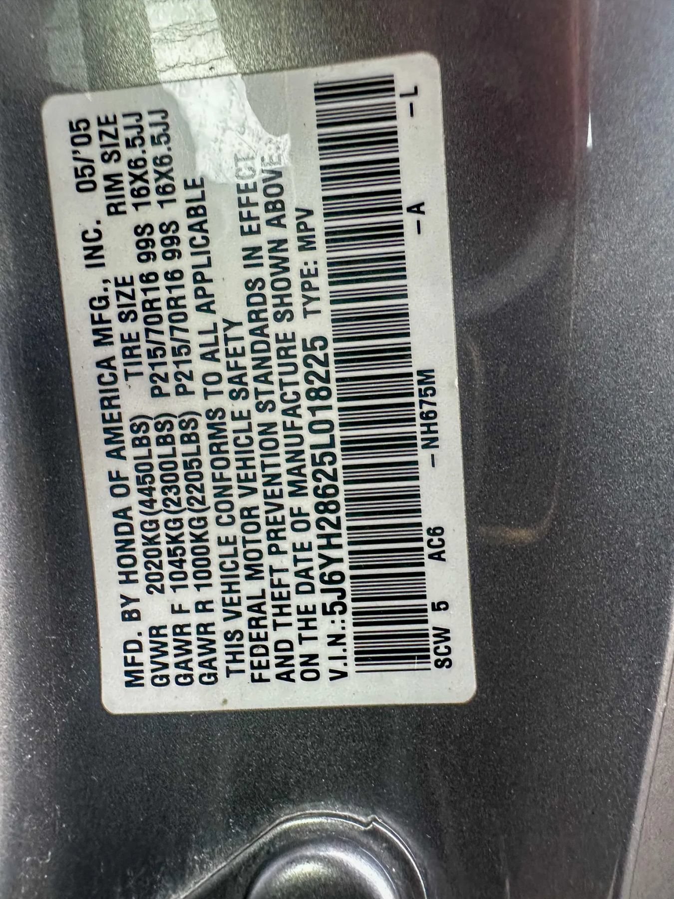 Used 2005 Honda Element EX image 43