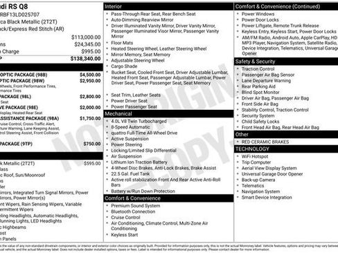 Used 2020 Audi RS Q8 w/ Carbon Optic Package image 20