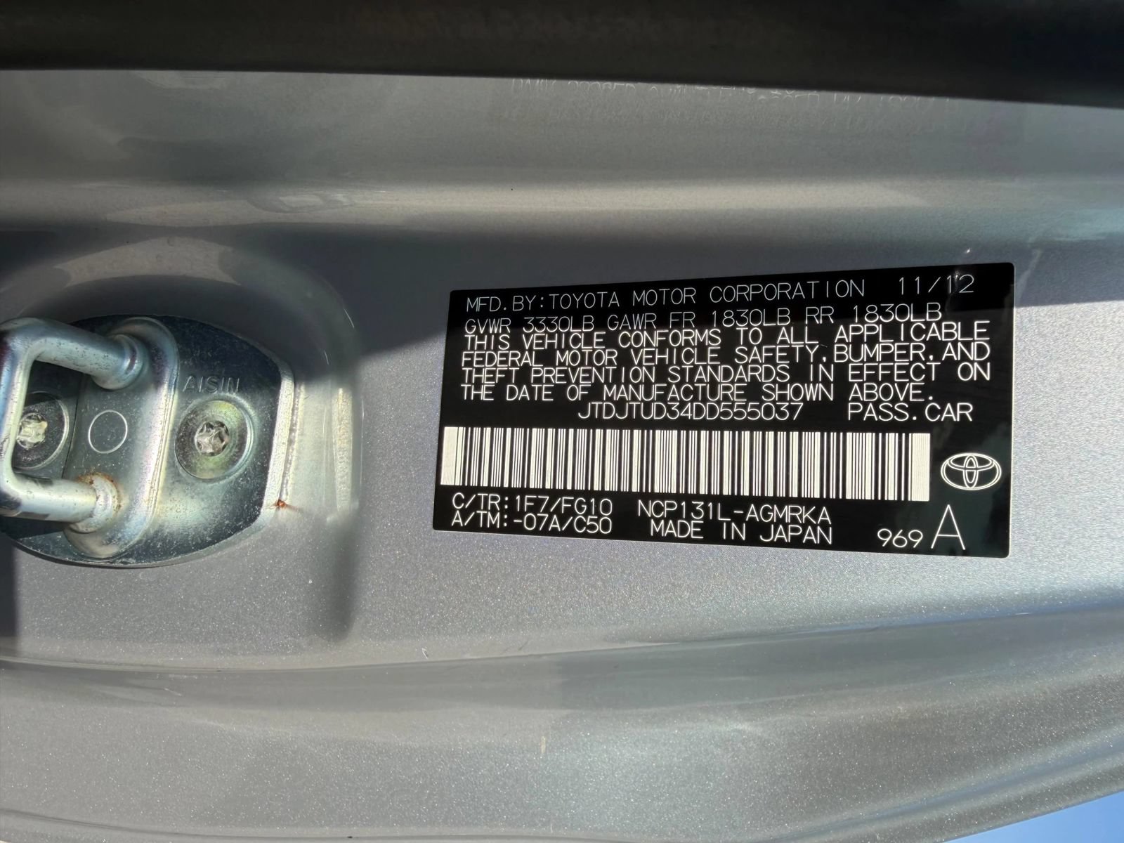 Used 2013 Toyota Yaris L FWD image 10