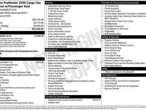 Used 2025 RAM ProMaster 2500 w/ Safety Group FWD image 28