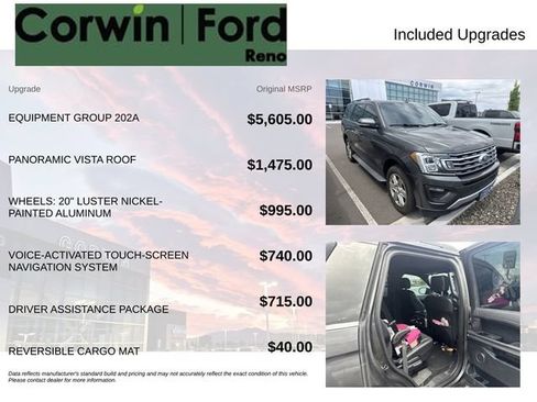 Used 2019 Ford Expedition XLT w/ Equipment Group 202A AWD/4WD image 3