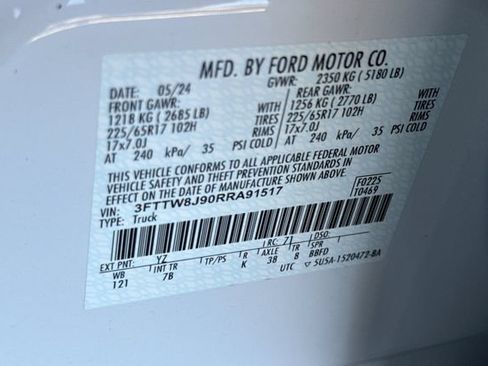 Used 2024 Ford Maverick XLT w/ Equipment Group 300A Standard AWD/4WD image 26