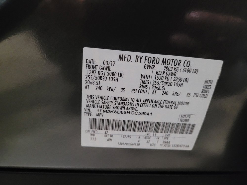 Used 2017 Ford Explorer XLT w/ Equipment Group 202A AWD/4WD image 33
