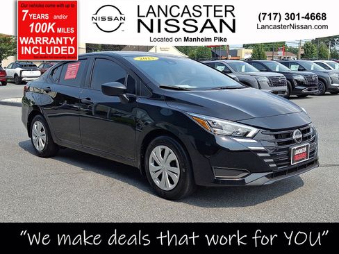 Certified 2025 Nissan Versa S w/ Trunk Package FWD image 1