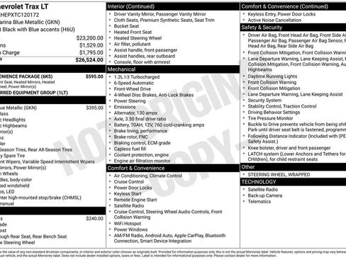 New 2026 Chevrolet Trax LT w/ LT Convenience Package image 4