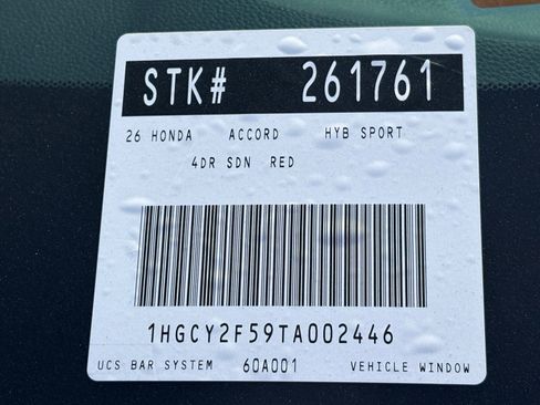 New 2026 Honda Accord Sport image 21