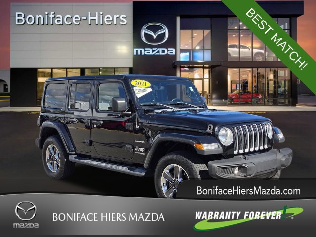 Used 2021 Jeep Wrangler Unlimited Sahara AWD/4WD image 1